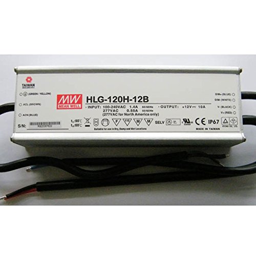 Mean Well HLG-120H-12B 120W 12V 10A �d�� LED�h���C�o�[ �h��&�h�o