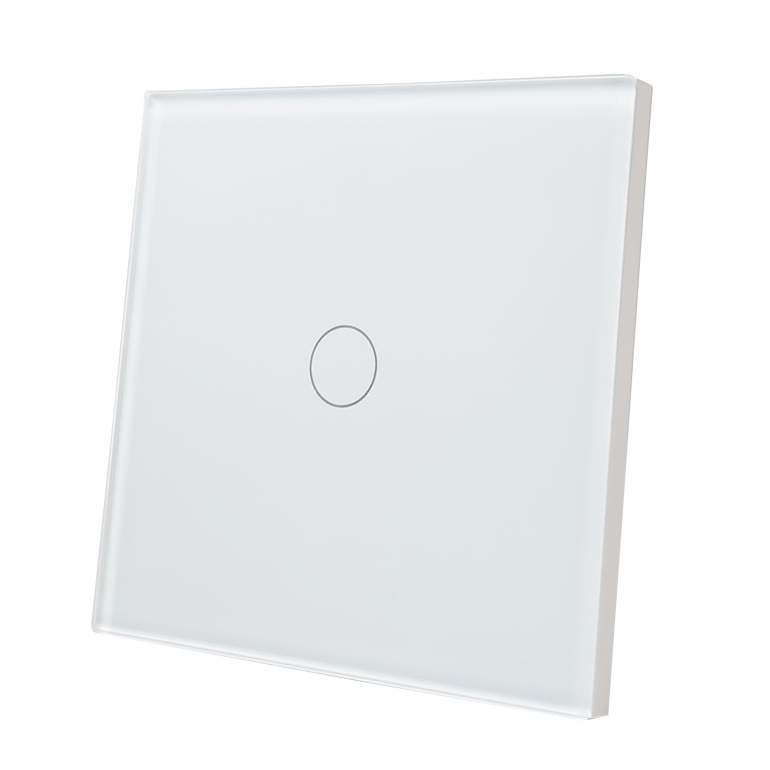 LED ATOMANT ZigBee 3.0 Smart Glass Switch, 1 Way (1 Gang), Requires ZigBee Hub, Smart Life App or Tuya, Compatible with Alexa and Google Assistant, Touch Button for Lighting