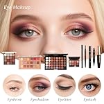 All in One Makeup Kit for Women Full Kit,Makeup Set for Women, Includes Eyeshadow Palette/Foundation/Lipstick/Eyeliner/Mascara/makeup Brush,Makeup Gift Set for Christmas & Birthday&Holiday&Everyday. - Image 4
