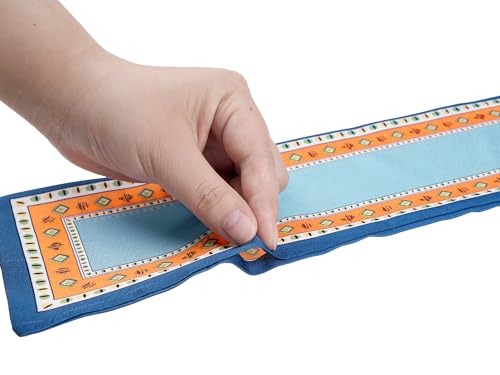 Women's Contrast Color Vintage Scarf, Skinny Long Hair Ribbon Handbag Handle Wrap Neck Tie Scarves Neckerchief4