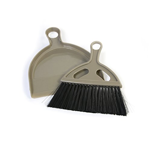 Pet Champion PCDPPP416 Cat Litter Mini Brush and Dust Pan, Small, Tan