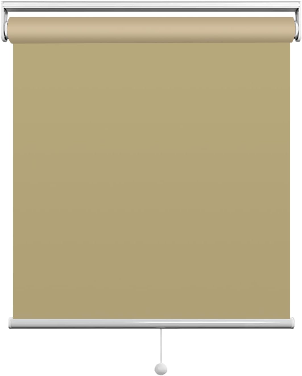 Artpuch Customized Blackout Roller Shades Blinds, Pull Down Darkening Door Blinds with Thermal Insulated, UV Blocking Window Shades for Home and Office-Red