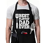 Rosoz Funny Grill Aprons for Men -Women Dad- Men's Funny Chef Cooking Grilling BBQ Aprons - Father's Day Christmas Gifts for Dad