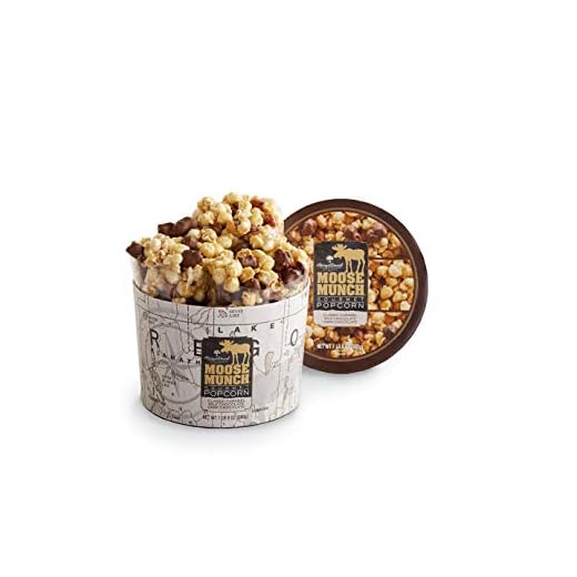 Harry & David Moose Munch Gourmet Popcorn 1lb 8 Oz Assortment Drum