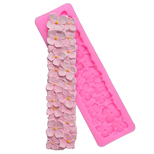 Dd-Life 4 Pcs Lucky Four Leaf Clover Silicone Mold,Lucky Four Clover Silicone Mould For Diy Fondant Candy Making Chocolate Pudding Soap Sugarcraft Cake Cupcake Topper Polymer Clay Ice Jewelry (Pink) #TOP3