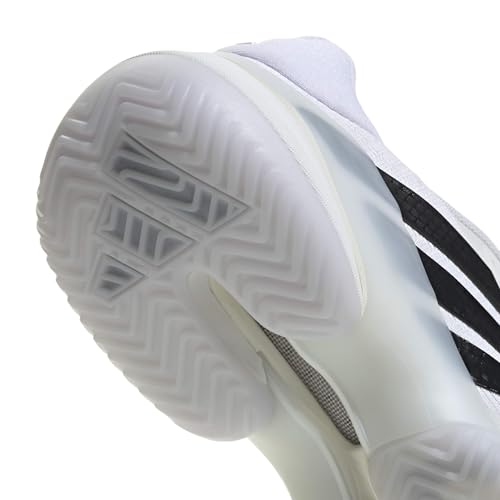Image of adidas Mens Barricade 14 Tennis Sneakers Shoes - Black, Orange