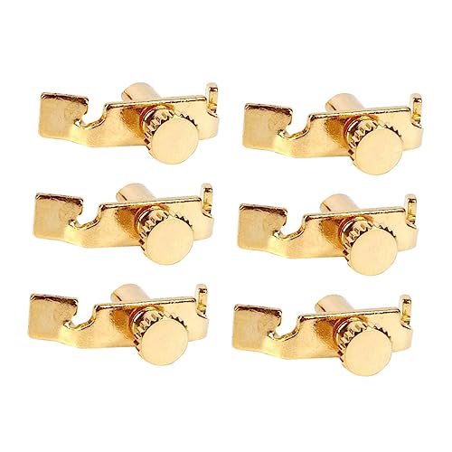 UPKOCH 6Pcs Professional Erhu String Tuners Durable Stainless Steel Tuning Tools for Huqin Instruments Easy String Changing Smooth Edges for Safe Use for Musicians