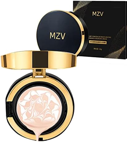 Mzv Air Cushion Bb Cream Waterproof Foundation, Water Bead Tricolor Latte Concealer Cushion, Lady Air Cushion Bb Cream Lasting Waterproof, Matte Oil Control Concealer Sweatproof (13# Bright)