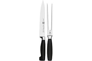 J.A. Henckels Zwilling Four Star 2-Piece Carving Set for Effortless Slicing and Professional Presentations