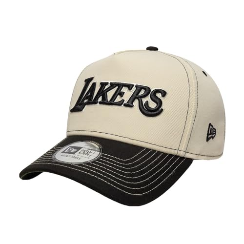 Casquette Trucker New Era Los Angeles Lakers A-Frame noire pour homme et femme