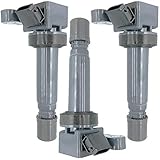 DMCOIL Ignition Coil Pack Set of 3 Compatible With Daihatsu Cuore V VI Sirion Move Trevis YRV Toyota Duet 1.0 EJ-DE EJ-VE 1998- Replaces OEM 90048-52125 90048-52126 GN10573 1950097401 0997000570 (3)