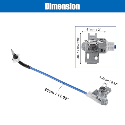 A ABSOPRO Türschlosszylinder mit Schlüsseln passend für Honda Accord 2011-2012 - 3 Stück