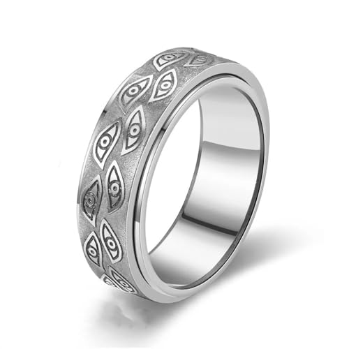 Bague anti-stress contre l'anxiété avec anneau rotatif fidget pour calmer le stress