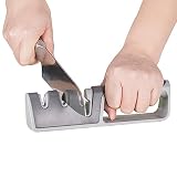 Three in One Knife Sharpeners, Knife Sharpener for Kitchen Multi-Functional Tungsten Steel Munual Kn