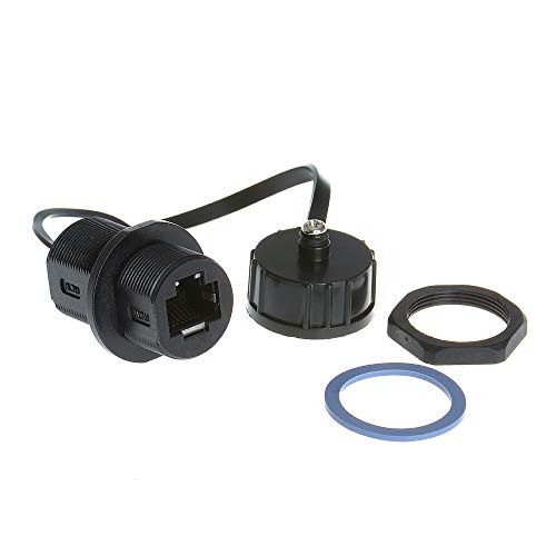Conector RJ45 Panel Mounting Impermeable Cat6 Anmbest_MD81 miniatura 2