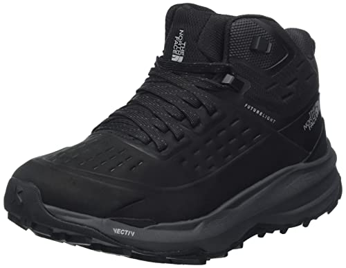 THE NORTH FACE Damen Vectiv Exploris 2 Mid Futurelight Lthr Sneaker, TNF Black Vanadis Grey, 38 EU