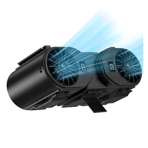 �[�d���E�G�X�g�l�b�N�t�@�� 20000RPM 10000mAh 24���ԉғ� 5�i�K�X�s�[�h �f���A�����[�^�[ �x���g�N���b�v �����Ԃ̃o�b�e���[�쓮(Black)