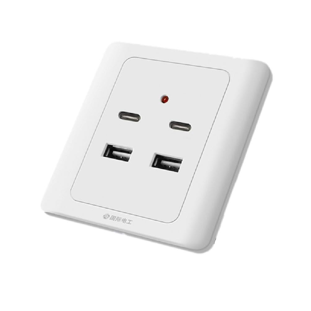 USB Wall Outlet TypeC Wall Outlets Receptacle TamperResistant USB