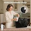 LOVEVOOK Handtasche Damen Groß, PU Leder Arbeitstasche, 15,6 Zoll Laptoptasche, Große Wasserflaschen-Tasche Außen, Lehrertasche, Aktentasche, Stylische Shopper Tasche für Uni, Business, Büro und Reise #1