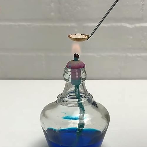 Miniatura 5 de 6 cucharas de laboratorio de cobre de mango largo, cuchara de calefacción ardiente para laboratorio escuela hogar