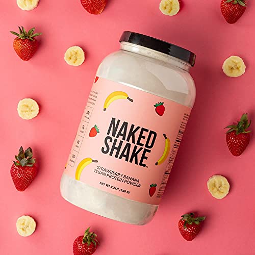 Naked Shake - Vegan Protein Powder, Strawberry Banana - Flavored Plant Based Protein with Mct Oil, Gluten-Free, Soy-Free, No Gmos Or Artificial Sweeteners - 30 Servings - Image 3