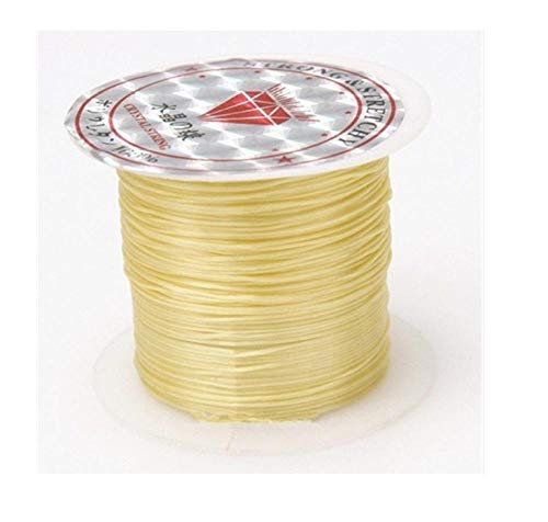 393 Forte cavo di perline di cristallo flessibile 1mm per bracciali filo elasticizzato filo collana di gioielli fai da te che fa la linea di corda-393 pollici Colore 3