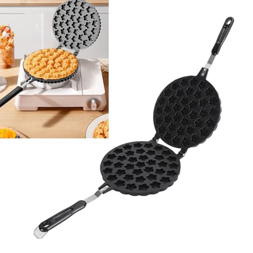 Molde para Hornear Gofres, Herramienta con Forma de Pétalo Especialmente Diseñada, Aleación de Aluminio Resistente Al Calor, Molde para Hacer Gofres para el Hogar, Cocina, Placa