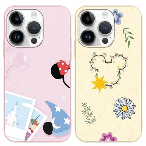 Stradvnaly 2 Piezas Funda para Samsung Galaxy A70 6,7', Suave TPU Silicona Carcasa con Lindo Dibujos Frauen Case Antigolpes Anti-arañazos Cover para Galaxy A70