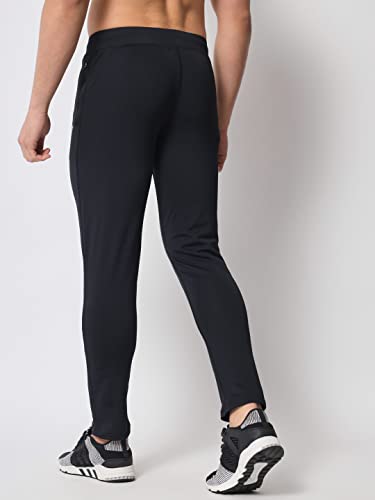 Image of FITINC Men's Stretchable Track Pant for Gym with Zipper Pockets