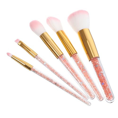 Beaupretty 5�{ �Z�b�g �����p���C�N�u���V makeup brush make up brush set �A���C�N�P�[�C�}�[���C�N�A �v���̃��C�N�u���V ���σu���V �s���N
