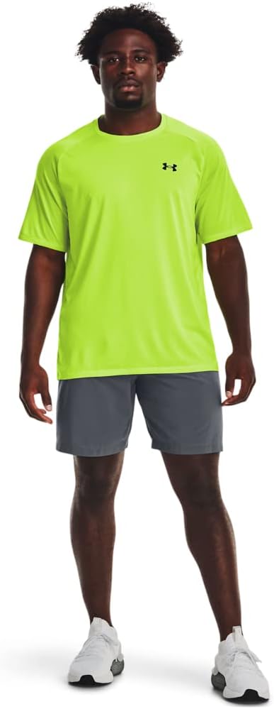 Under Armour Men's Tech 2.0 Novelty Short-Sleeve T-Shirt (369) Lime Surge / / Black Small