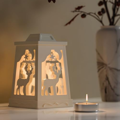 3D Christmas Lantern Resin Mold Set-5pcs,Casting molds Silicone Christmas elk,Candle Holder Resin Mould for DIY Crafts, Soap, Wax, Plaster – Perfect for Handmade Gifts (A) - Image 3