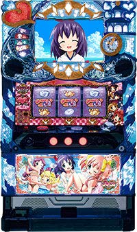 パチスロ実機 しすくえパラダイス コイン不要機付き