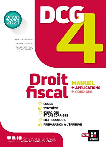 Dcg 4 Droit Fiscal Manuel Et Applications Millesime 2020 2021 Lmd Collection Expertise Comptable Ebook Jomard Jean Yves Mondon Jean Luc Burlaud Alain Amazon Fr