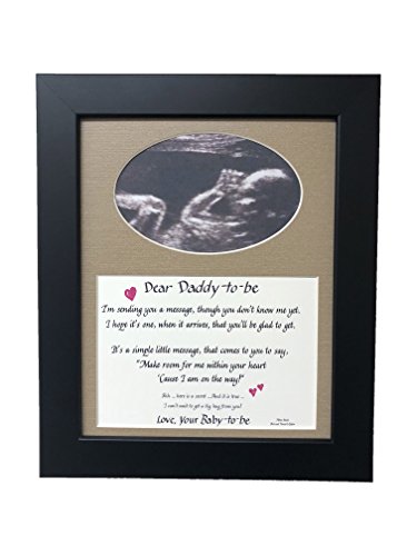 Ultrasound Picture Frame with Burlap Mat in 8 Ultrasound Picture Frame with Burlap Mat in 8