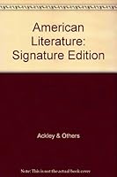 American Literature: Signature Edition 0021956308 Book Cover
