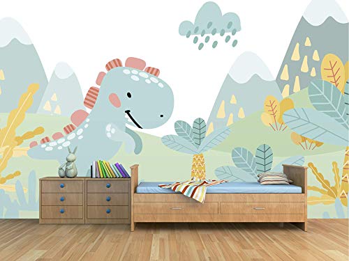 Fotomurales Decorativos Pared Infantil Oedim Fotomural Infantil Vinilo para Pared Dinosaurio | Mural | Fotomural Vinilo Decorativo | 200 x 150 cm | Decoración...