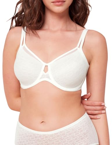 Triumph Signature Sheer W01 EX Bra Femme, Ecru White, 95D