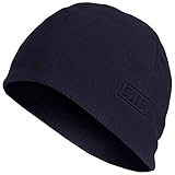 5.11 Tactical Unisex Polyester Fleece Watch Cap-Hunting and Range Headwear-Water and Wind Resistance, Dark Navy, S/M, Style 89250