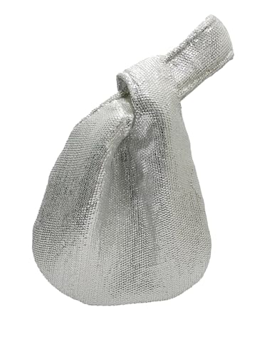 Image of Signature Potli Bag for Women - Sequin Knot Detail | Wedding & Cocktail Festive Statement Ethnic Handbag