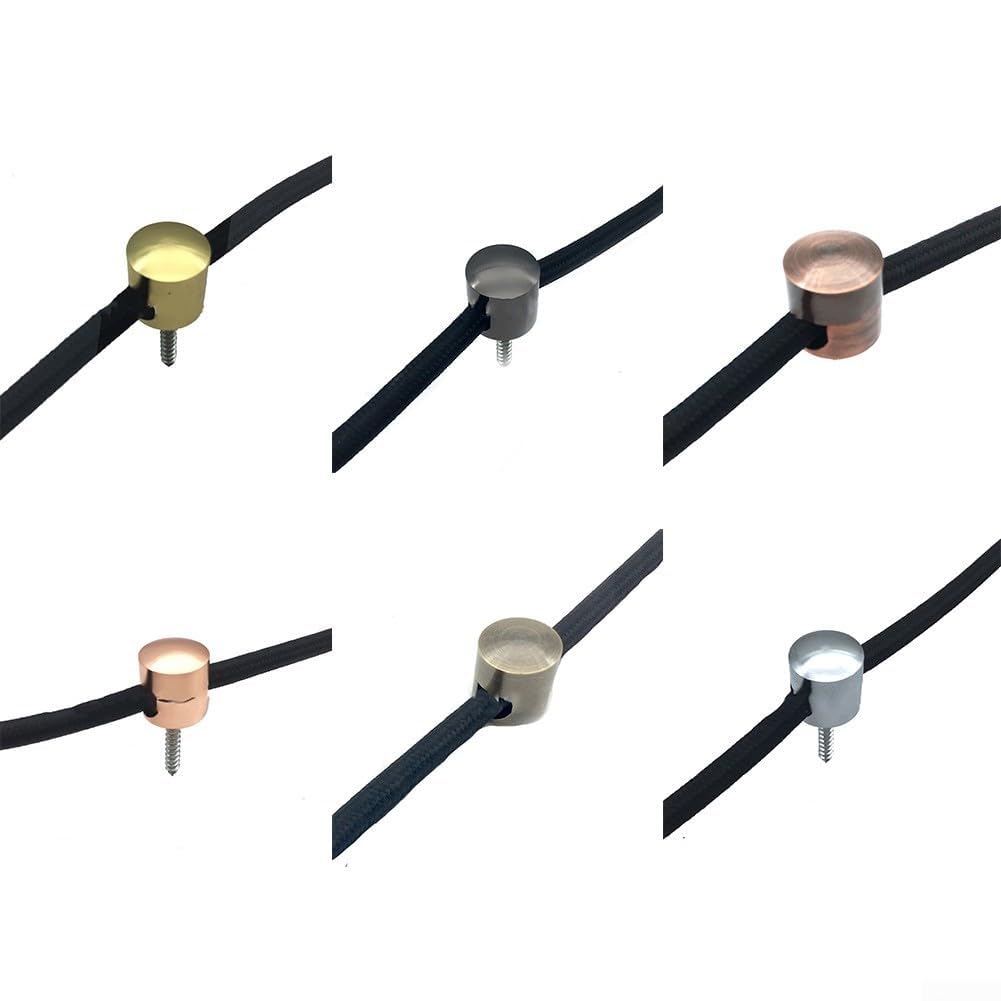 BEYOEE Sleek 3pcs Metal Cable Organizers to Keep Your Wires Tidy Suitable for Various Applications,gold