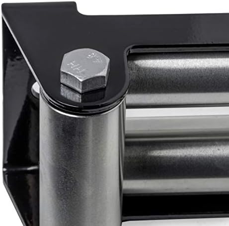 HiGear Heavy Duty 4-Way Roller Fairlead For Winch - Fits 8000 To 17,500 LB Winches, 10\" Bolt Pattern - View #2