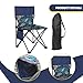 Aymzbd Camping Folding Chair Camping Equipment Compact Lightweight Outdoor Seat Lounge Chair for Barbecue Yard Hiking, Blue