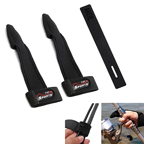 2 Pcs Anti-Slip Fishing Glove Index Finger Casting Gloves Finger Protector Fishing Gloves Finger Guard Unisexs Elastic Band Glove for Outdoor Fishing with Fishing Rod Belt(Black)