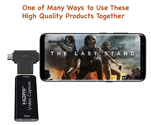 Microware Audio Video Capture Card,HDMI to USB USB2.0 High Definition 1080p 30fps, Directly to Computer for Gaming, Streaming, Teaching, Video... - Image 6