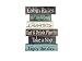 Young's Wood Cabin Rule Wall Sign, 15.5"