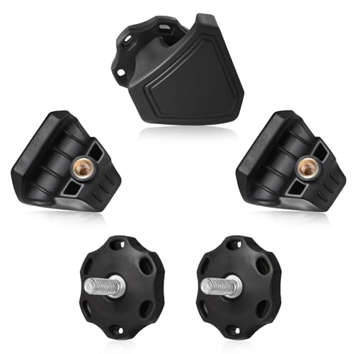 JIEYAO 2 Set Football Visor Clips, Football Helmet Screws Fasteners, Football Helmet Clip Quick Connect and Release Football Visors Replacement Screws Football Helmet Accessories- Universal Fit