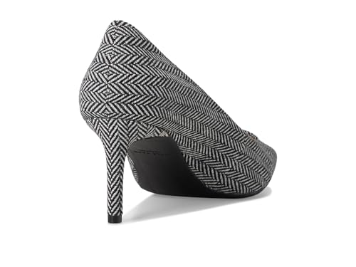 Cole Haan Women's Go-to Janey Pumps, White/Black Herringbone, 7.5-B US