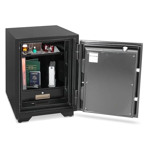 Honeywell Safes & Door Locks 2116 Steel 2 Hour Fireproof and Water Resistant Security Safe with Dual Digital Lock and Key Protection, 2.35 cu. ft., Black
