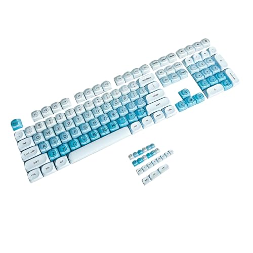 Touches de clavier mécanique bleu ensemble de 132 touches légères de remplacement pour pc
